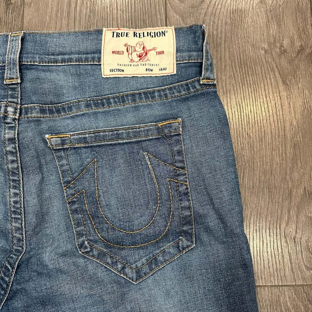 True Religion Ricky Relaxed Straight Jeans Men’s Size 34x30 Medium Wash